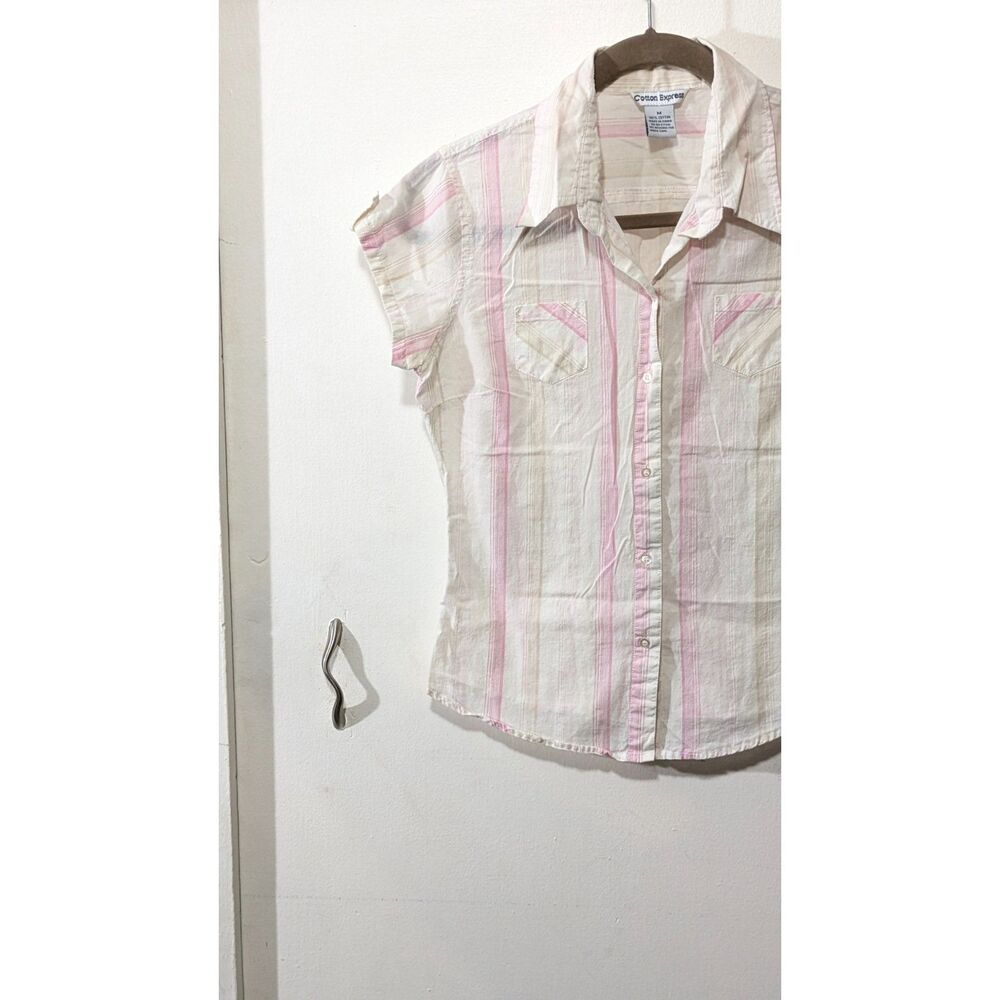 Short Sleeve Button-Up - Cotton Express sz. Medium